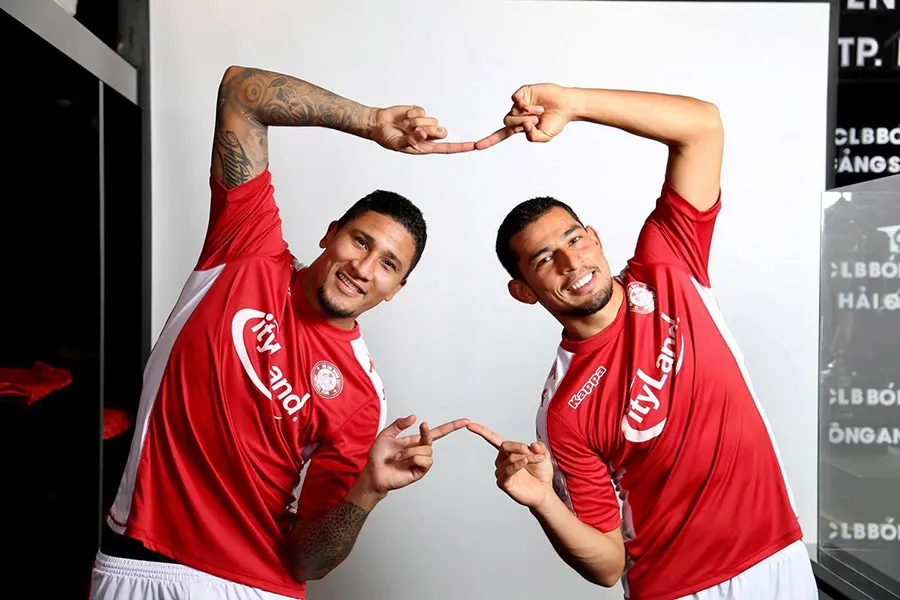 Hai ngoại binh đến từ Costa Rica đã gây thất vọng ở trận ra mắt. Ảnh: HCMC FC