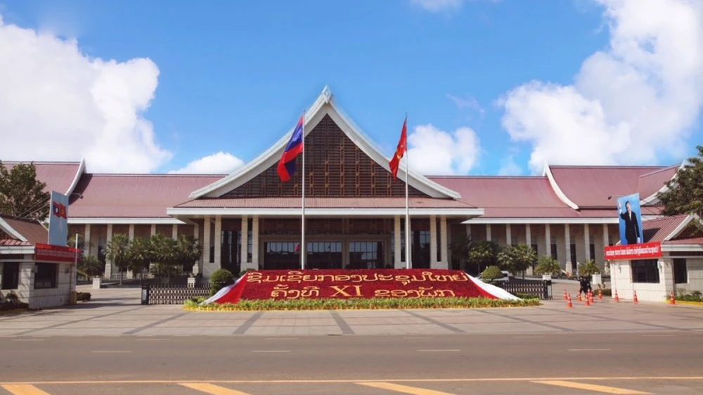 Điện mừng Đại hội đại biểu toàn quốc lần thứ XI của Đảng Nhân dân Cách mạng Lào