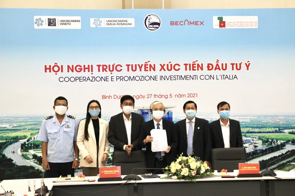 Becamex IDC tổ chức Hội nghị trực tuyến xúc tiến đầu tư Italia tại Bình Dương ảnh 1 Becamex IDC tổ chức Hội nghị trực tuyến xúc tiến đầu tư Italia tại Bình Dương ảnh 1