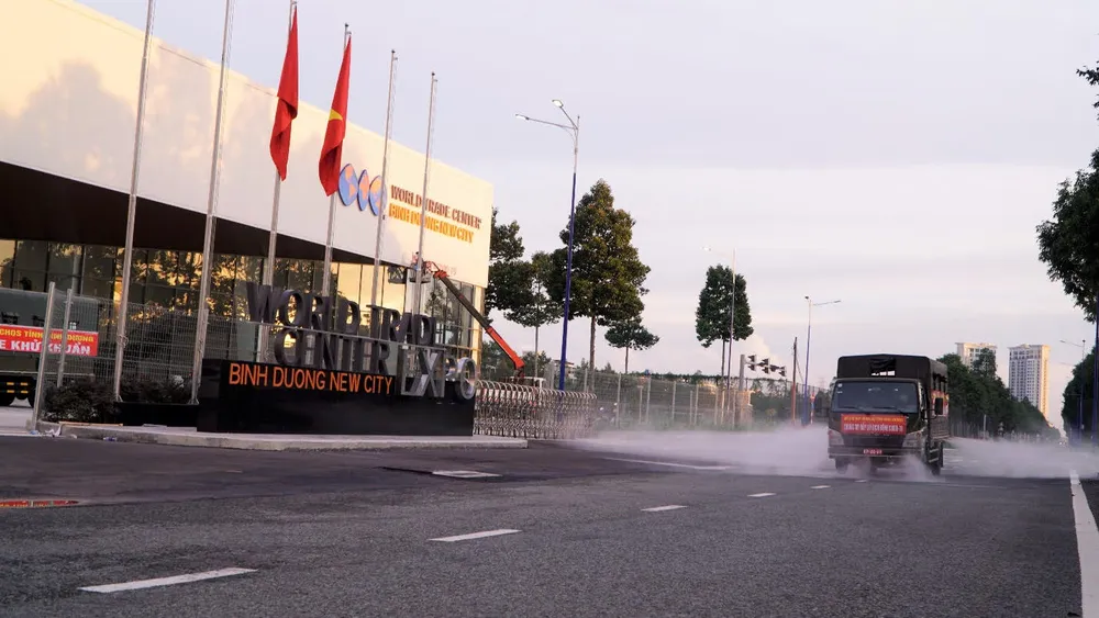 Bệnh viện dã chiến 1.500 giường ở Bình Dương đi vào hoạt động ảnh 3 Bệnh viện dã chiến 1.500 giường ở Bình Dương đi vào hoạt động ảnh 3