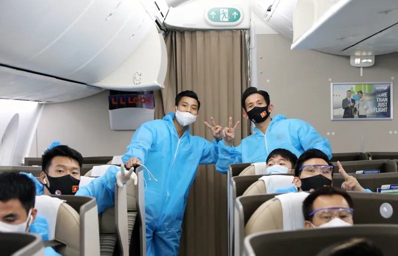 Đội tuyển Việt Nam sẽ thực hiện quy trình kiểm soát chặt chẽ vấn đề y tế ở các trận ờ vòng loại World Cup 2022