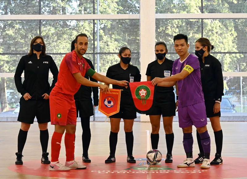 Giao hữu trước thềm World Cup: Đội tuyển futsal Việt Nam thua các nhà vô địch châu Phi ảnh 1 Giao hữu trước thềm World Cup: Đội tuyển futsal Việt Nam thua các nhà vô địch châu Phi ảnh 1