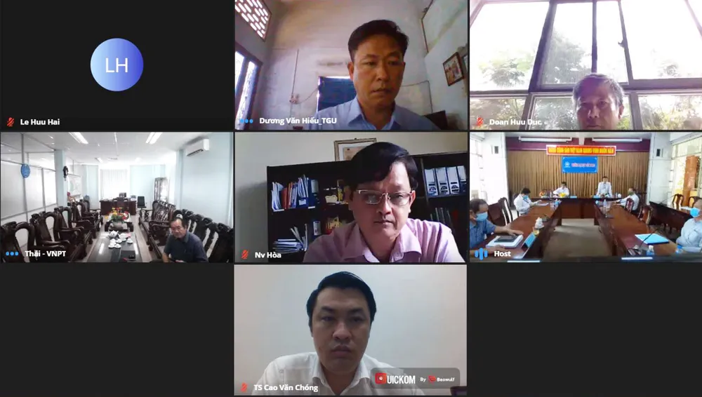 Hội đồng trường Đại học Tiền Giang tổ chức họp trực tuyến ảnh 1 Hội đồng trường Đại học Tiền Giang tổ chức họp trực tuyến ảnh 1