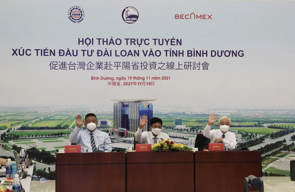 Bình Dương và Becamex IDC tổ chức Hội nghị trực tuyến xúc tiến đầu tư Đài Loan vào Bình Dương ảnh 1 Bình Dương và Becamex IDC tổ chức Hội nghị trực tuyến xúc tiến đầu tư Đài Loan vào Bình Dương ảnh 1