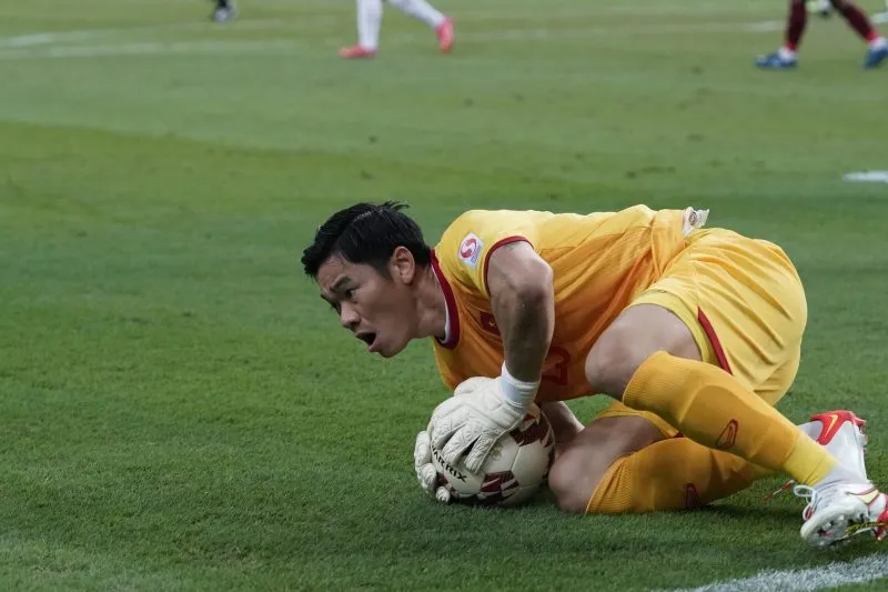 Thủ môn Nguyên Mạnh thi đấu ổn định tại AFF Cup 2020