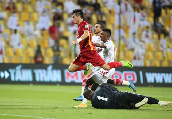 Tiến Linh ghi được 13 bàn thắng trong năm 2021. Ảnh: ANH KHOA