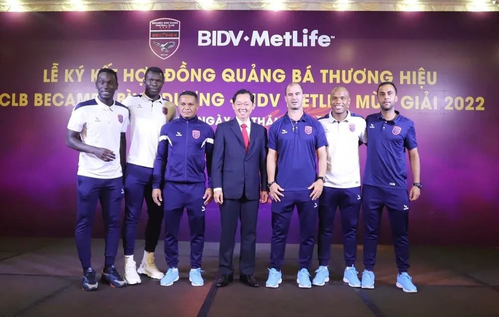CLB Becamex Bình Dương có thêm nhà tài trợ ảnh 1 CLB Becamex Bình Dương có thêm nhà tài trợ ảnh 1