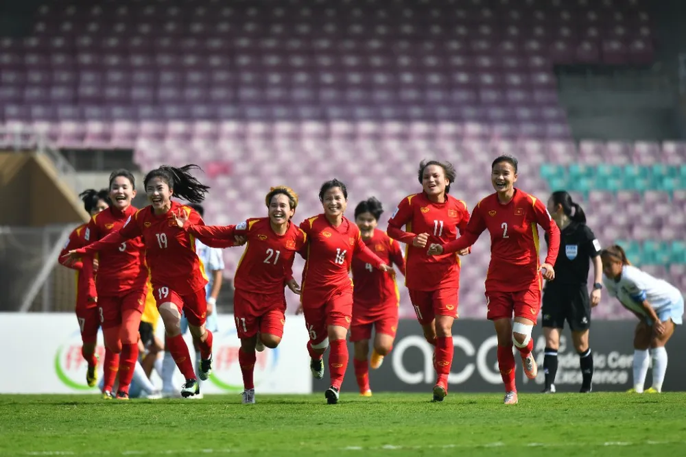 Đội tuyển nữ Việt Nam tại VCK Asian Cup nữ 2022 vừa qua