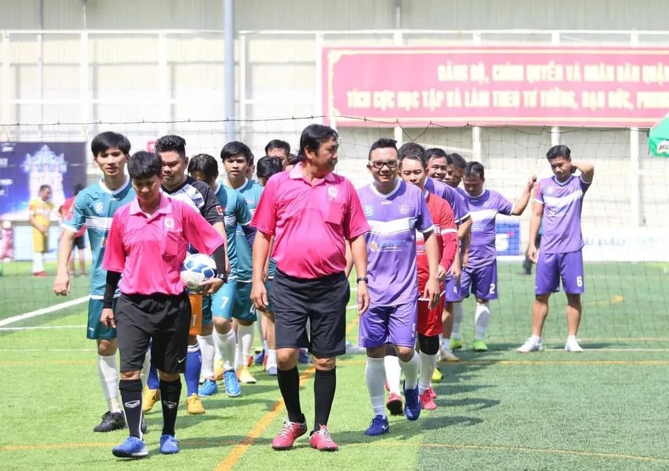 Khởi tranh giải bóng đá Hội nhà báo TPHCM - Cúp Thái Sơn Nam 2022 ảnh 4