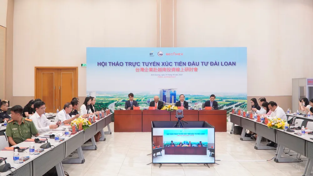 Toàn cảnh Hội nghị tại điểm cầu Bình Dương