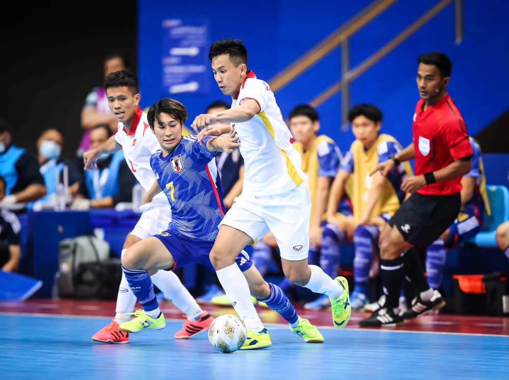 Đội tuyển futsal đã gây nhiều khó khăn cho Nhật Bản ở trận đấu quyết định ngôi đầu