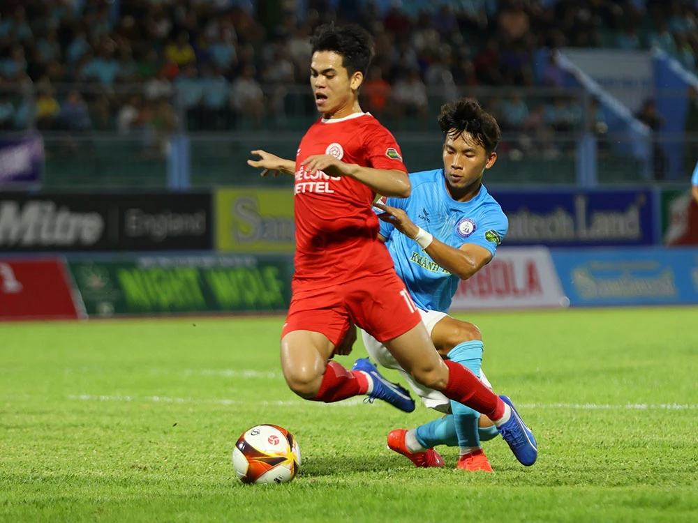 Khuất Văn Khang, tác giả ghi bàn quyết định đem thắng lợi 1-0 về cho TC Viettel