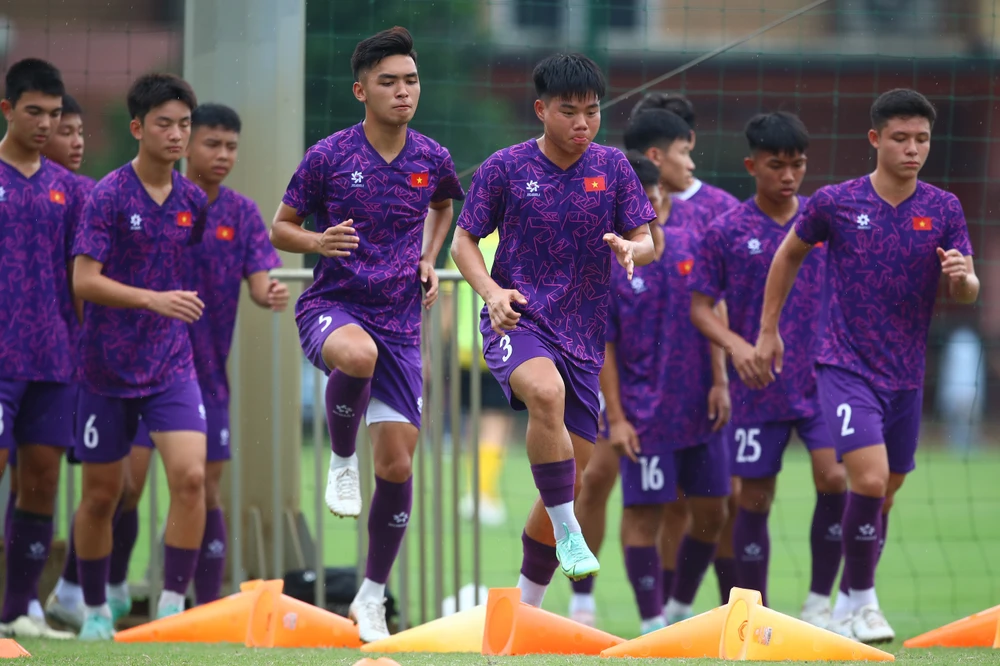 U17 Việt Nam sẵn sàng cho vòng loại U17 châu Á 2025