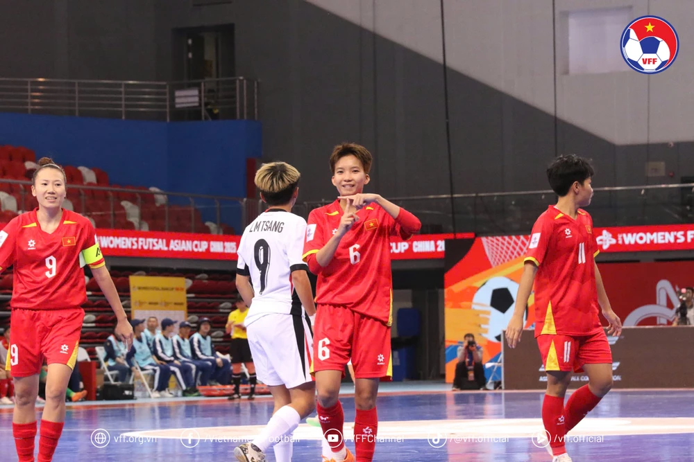 Thanh Ngân tỏa sáng với hattrick bàn thắng cho đội tuyển Việt Nam.