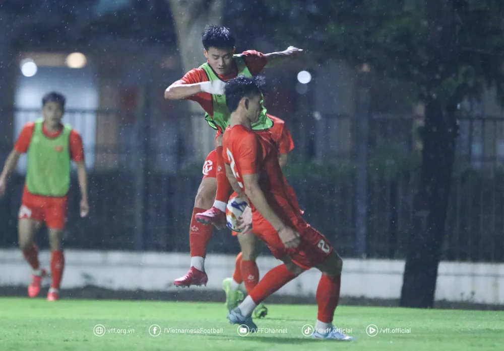 Vắng Thanh Nhàn là tổn thất với hàng công U23 Việt Nam. VFF_9449.jpg