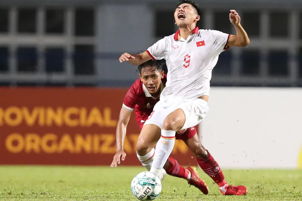 U23 Việt Nam từng vất vả để vượt qua Indonesia trong trận chung kết Đông Nam Á 2023. vff-u23-viet-nam-u23-indonesia-2023-2377.jpg