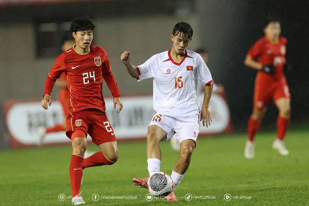 U16 Việt Nam tham dự giải giao hữu quốc tế tại Trung Quốc mới đây.