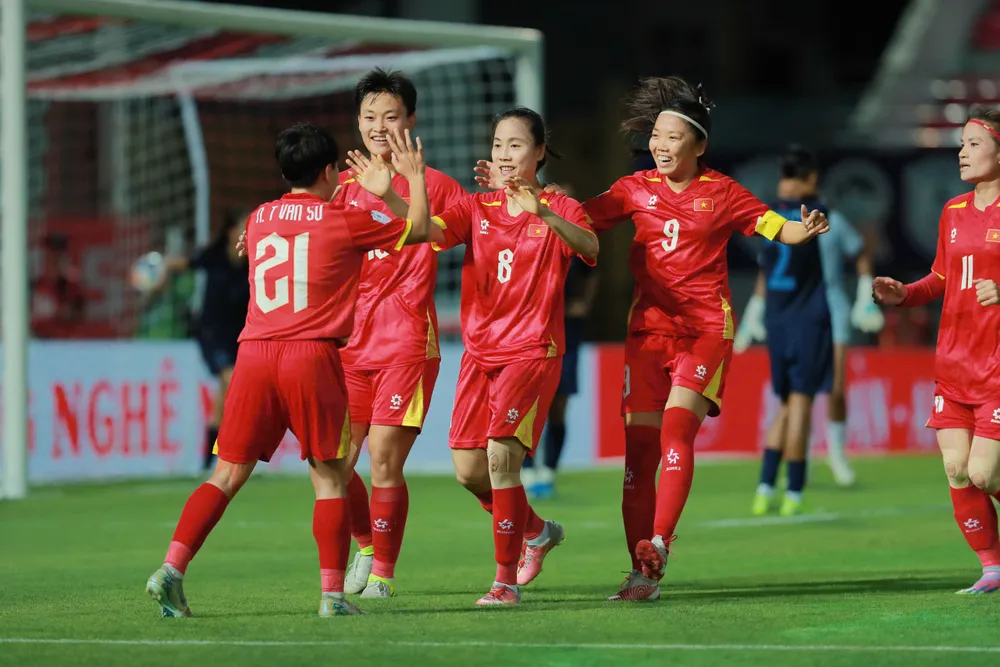 Đội tuyển nữ Việt Nam đang thể hiện phong độ ổn định