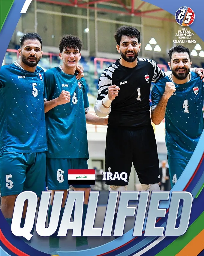 Iraq giành vé cuối cùng dự VCK futsal châu Á 2026