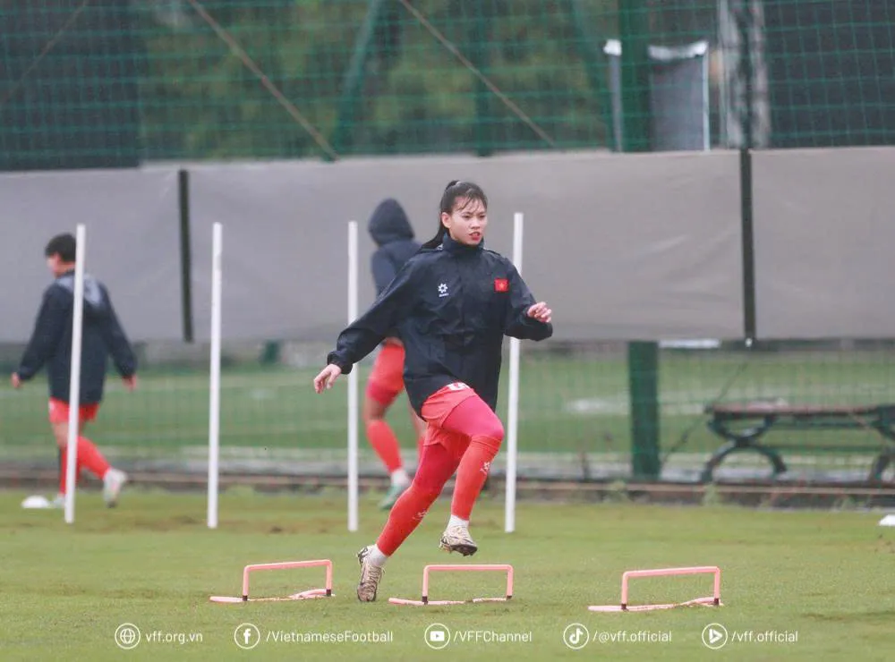 Đội tuyển nữ Việt Nam tích cực chuẩn bị trước chuyến tập huấn tại Nhật Bản.