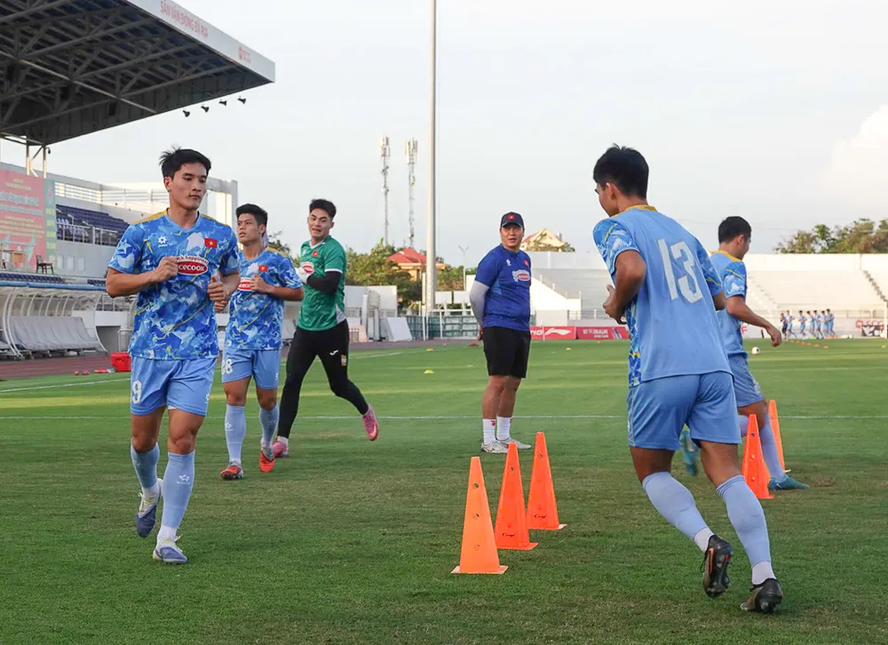 U22 Việt Nam đang gấp rút chuẩn bị trước khi lên đường sang Thái Lan.