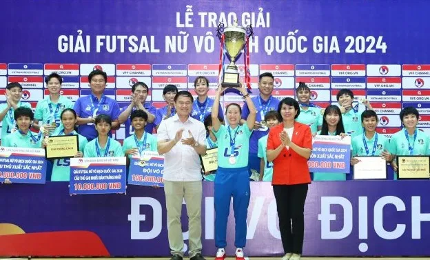 Thái Sơn Nam TPHCM đăng quang ở giải năm 2024.