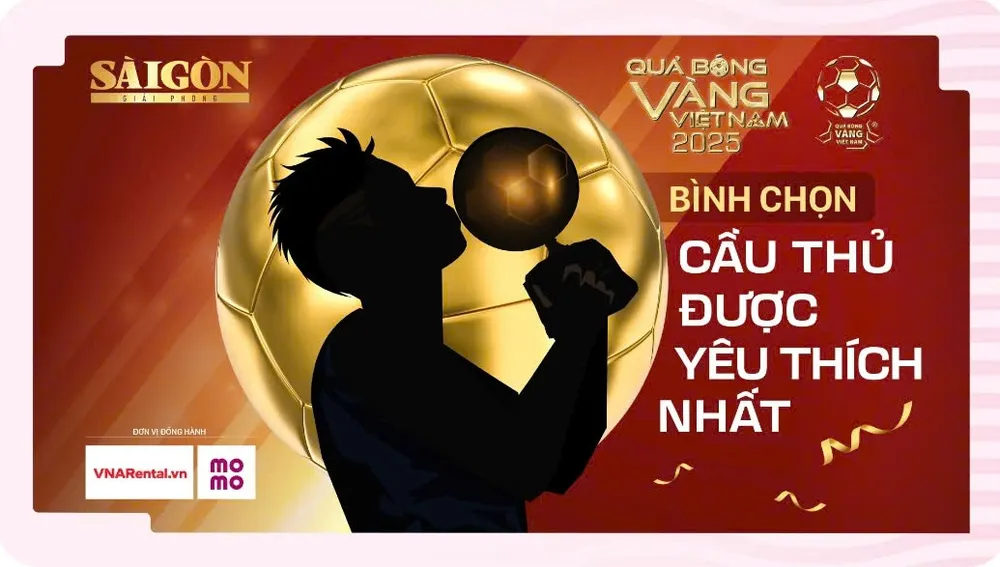 Hôm nay 10-12, mở cổng bình chọn “Cầu thủ được yêu thích nhất”