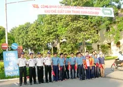 Khu chế xuất Linh Trung 1, 2 ra quân tuyên truyền nếp sống văn minh đô thị
