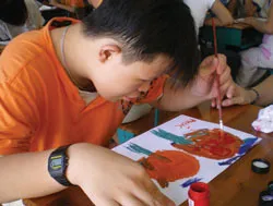 Vẽ bằng trái tim