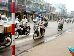 Vô tư đi ngược chiều