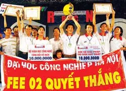 Robocon Việt Nam 2008: FEE 02- Đại học Công nghiệp Hà Nội vô địch
