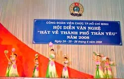 Hội diễn văn nghệ “Hát về thành phố thân yêu”: 650 cán bộ, công nhân viên chức tham gia