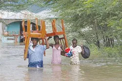 Bão Hanna tàn phá Haiti