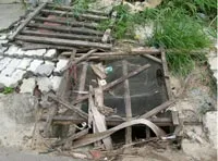 Hố ga nguy hiểm