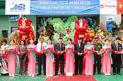 Ngân hàng TMCP Quân Đội khánh thành trụ sở Bắc Sài Gòn và đại lý nhận lệnh chứng khoán TSC