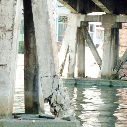 Cầu Hiệp Ân 1 (quận 8): Nguy cơ… sập !