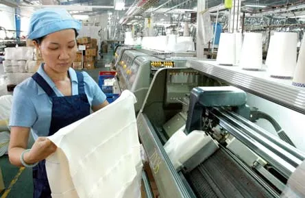 Công ty cổ phần Dệt may Thành Công dệt vải thun xuất khẩu qua Nhật Bản. Ảnh: Thành Tâm Công ty cổ phần Dệt may Thành Công dệt vải thun xuất khẩu qua Nhật Bản. Ảnh: Thành Tâm