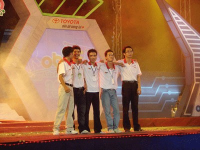SPK Knight team becomes championship of the Vietnam Robocon 2009 (Photo: VNN) SPK Knight team becomes championship of the Vietnam Robocon 2009 (Photo: VNN)