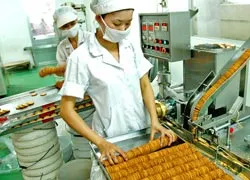 Công ty cổ phần bánh Lubico đầu tư thêm dây chuyền sản xuất bánh bích quy để tăng sản lượng bánh xuất khẩu. Ảnh: THÀNH TÂM Công ty cổ phần bánh Lubico đầu tư thêm dây chuyền sản xuất bánh bích quy để tăng sản lượng bánh xuất khẩu. Ảnh: THÀNH TÂM