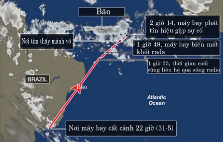 Vụ máy bay của Hãng AirFrance mất tích: Tìm thấy mảnh vỡ ngoài khơi Brazil