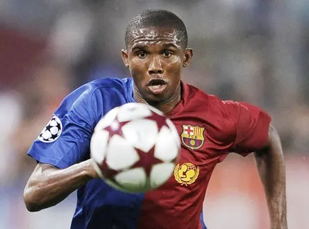 Samuel Eto’o ban đầu tỏ ra phấn khích với Man.City, sau đó... im luôn.