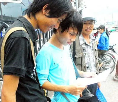 Nhiều TS đã lựa chọn trường cao đẳng nghề. Ảnh: Nguyễn Anh Nhiều TS đã lựa chọn trường cao đẳng nghề. Ảnh: Nguyễn Anh