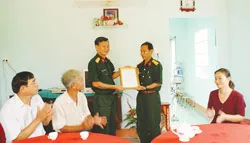 Những căn nhà đậm nghĩa tình đồng đội