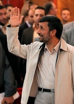 Iranian President Mahmoud Ahmadinejad waves as he attends a meeting in the northeastern city of Mashhad Iranian President Mahmoud Ahmadinejad waves as he attends a meeting in the northeastern city of Mashhad