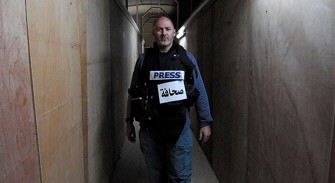 This New York Times file photo released on September 9, 2009 by the New York Times shows New York Times reporter Stephen Farrell in Iraq in the year 2007 This New York Times file photo released on September 9, 2009 by the New York Times shows New York Times reporter Stephen Farrell in Iraq in the year 2007