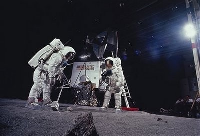 this 1969 file photo, astronauts Edwin E. Aldrin and Neil Armstrong rehearse tasks they will perform on the moon after landing in July 1969 during the Apollo 11 mission. this 1969 file photo, astronauts Edwin E. Aldrin and Neil Armstrong rehearse tasks they will perform on the moon after landing in July 1969 during the Apollo 11 mission.