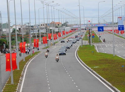 Một đoạn đại lộ Đông -Tây Một đoạn đại lộ Đông -Tây
