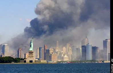 Bầu trời New York toàn khói bụi Bầu trời New York toàn khói bụi
