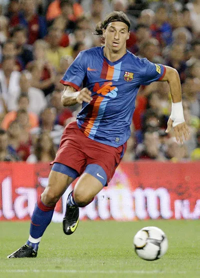 Zlatan Ibrahimovic.