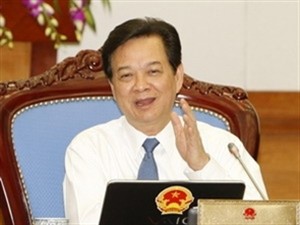 Prime Minister Nguyen Tan Dung speaks at the Government’s monthly meeting on December 1 Prime Minister Nguyen Tan Dung speaks at the Government’s monthly meeting on December 1